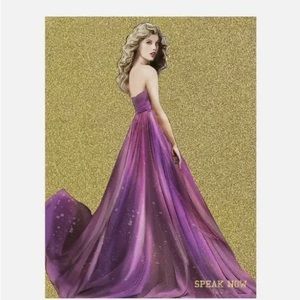 Speak Now Glitter Lithograph Taylor Swift